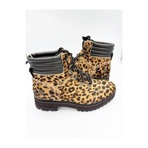 Timberland London Square Mid Hiker Women’s Size 6.5 Boot Brown Black Casual Shoe